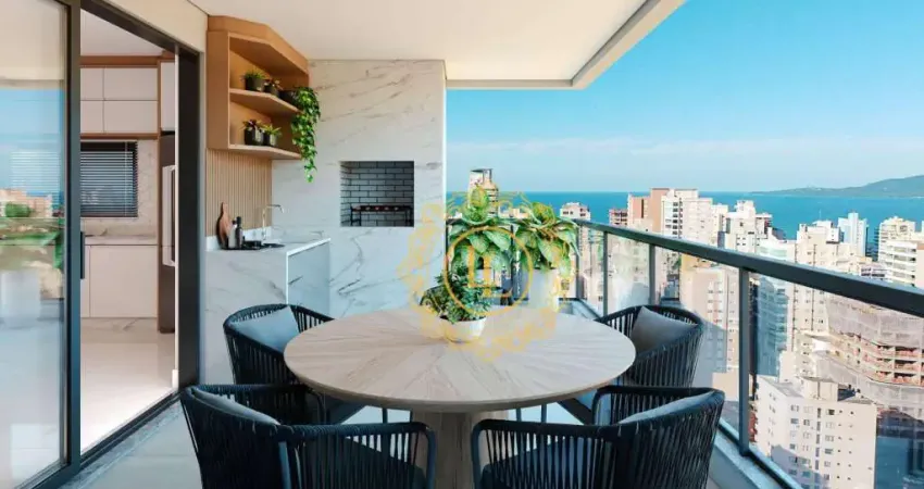 Apartamento com vista mar e 3 suítes à venda, Meia Praia - Itapema/SC