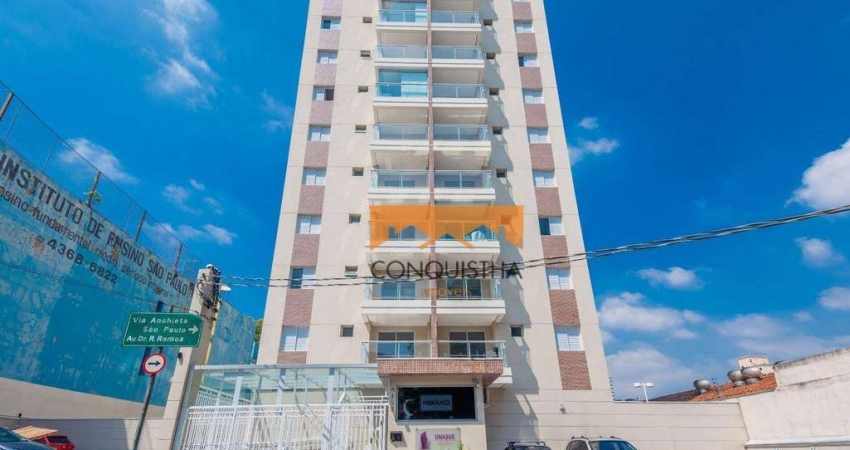 Apartamento com 1 dormitório à venda, 36 m² por R$ 397.000,00 - Rudge Ramos - São Bernardo do Campo/SP