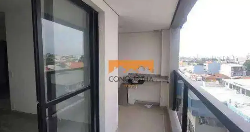 Apartamento com 2 dormitórios para alugar, 57 m² por R$ 3.290,91/mês - Campestre - Santo André/SP
