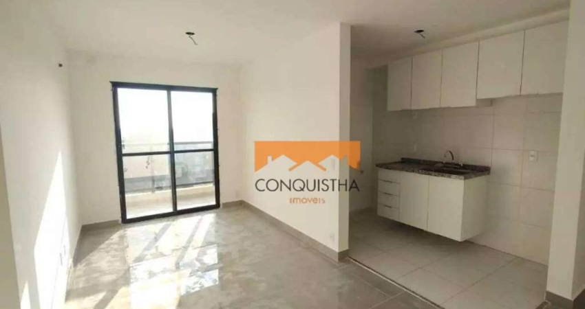 Apartamento com 2 dormitórios para alugar, 57 m² por R$ 3.490,91/mês - Jardim - Santo André/SP