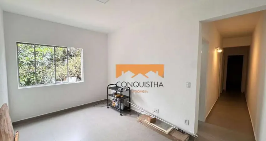 Apartamento com 2 dormitórios para alugar, 60 m² por R$ 2.360,00/mês - Vila Valparaíso - Santo André/SP