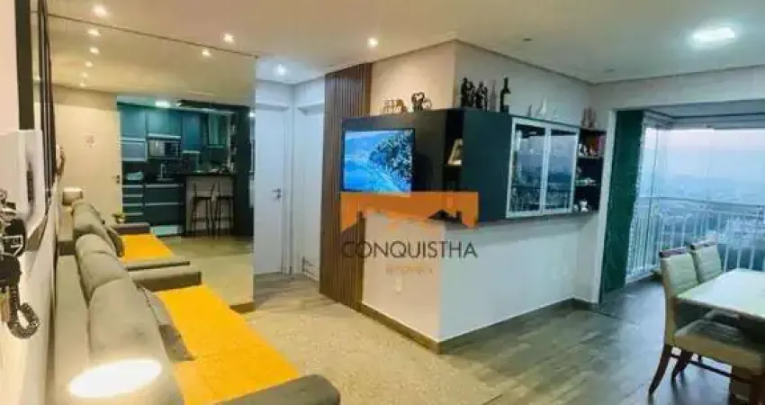 Apartamento com 2 dormitórios à venda, 70 m² por R$ 629.000,00 - Vila Valparaíso - Santo André/SP