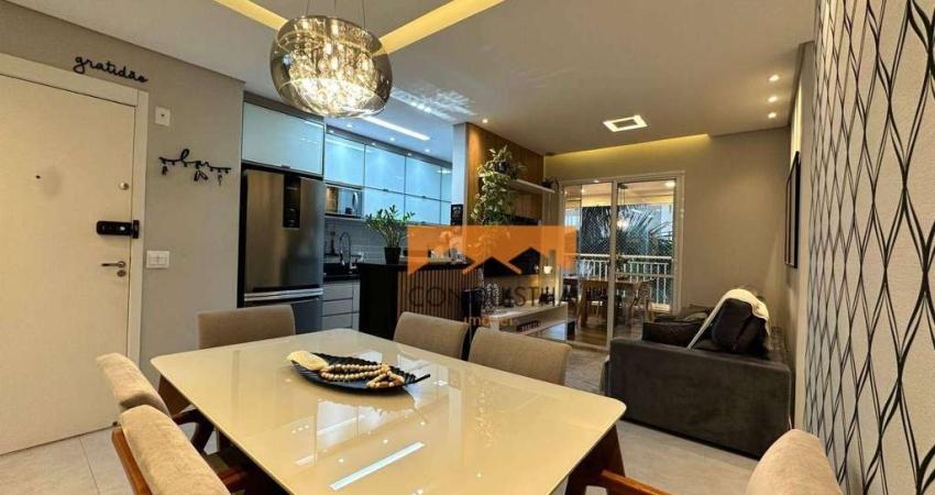 Apartamento com 3 dormitórios à venda, 75 m² por R$ 904.000,00 - Jardim Paramount - São Bernardo do Campo/SP