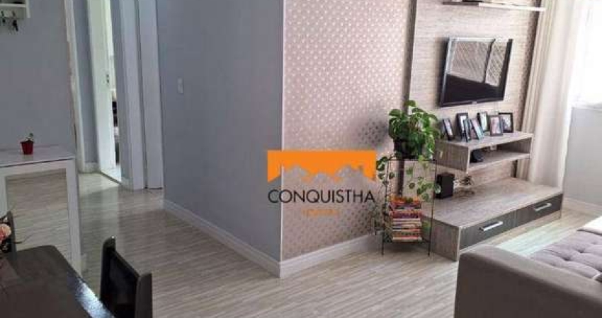Apartamento com 2 dormitórios à venda, 50 m² por R$ 325.000,00 - Planalto - São Bernardo do Campo/SP