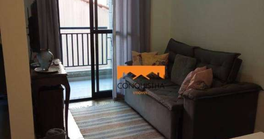Apartamento com 2 dormitórios à venda, 53 m² por R$ 375.000,00 - Vila Euclides - São Bernardo do Campo/SP