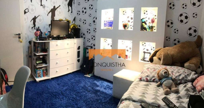 Apartamento com 3 dormitórios à venda, 60 m² por R$ 440.000,00 - Parque Erasmo Assunção - Santo André/SP