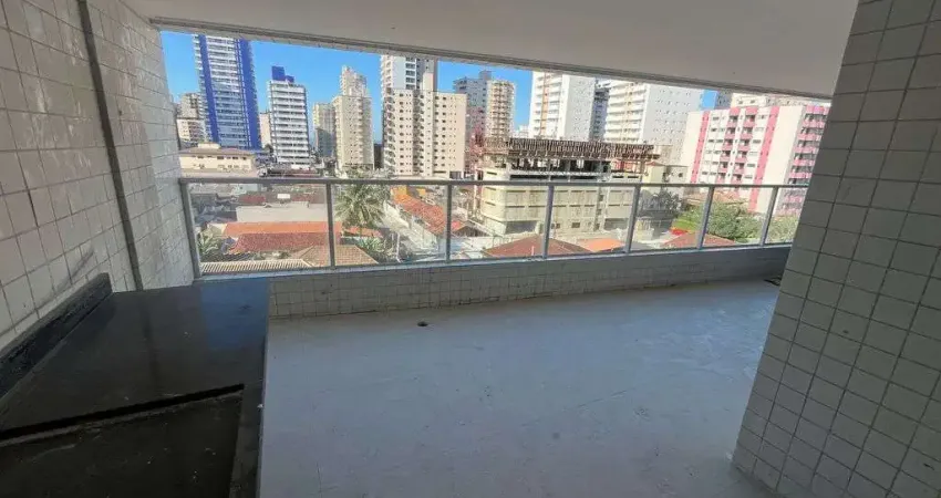 Apto 3 dorms (2 suítes) com varanda gourmet – 400m da praia – lazer completo