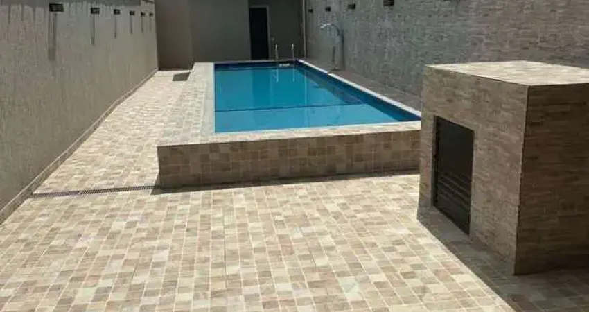 Jd. real - casa em condomínio, 2 dorm, 1 suíte, 1 vaga, piscina 260m da praia