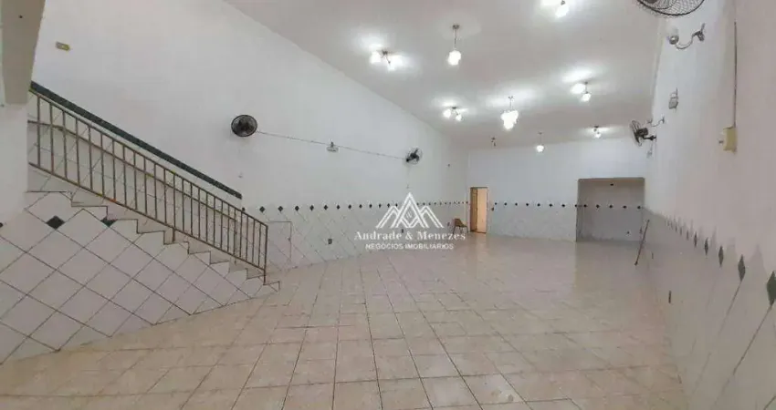 Salão para alugar, 156 m² por R$ 2.650,00/mês - Vila Tibério - Ribeirão Preto/SP