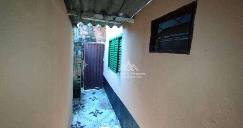 Casa com 1 dormitório para alugar, 36 m² por R$ 816,48/mês - Jardim Diva Tarlá de Carvalho - Ribeirão Preto/SP