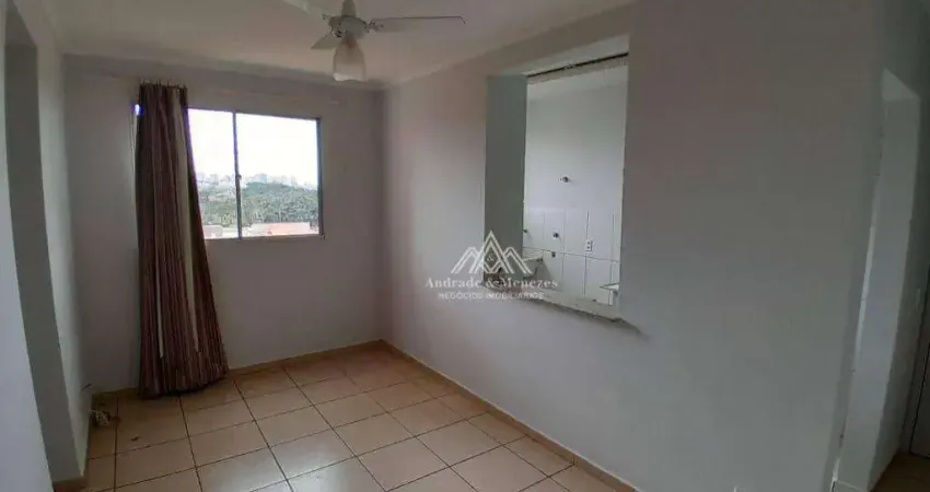 Apartamento com 2 dormitórios para alugar, 45 m² por r$ 1.280,89/mês - residencial jequitibá - ribeirão preto/sp