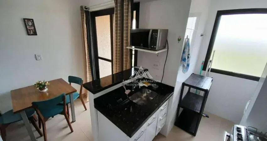 Kitnet com 1 dormitório para alugar, 31 m² por r$ 2.111,00/mês - ribeirânia - ribeirão preto/sp