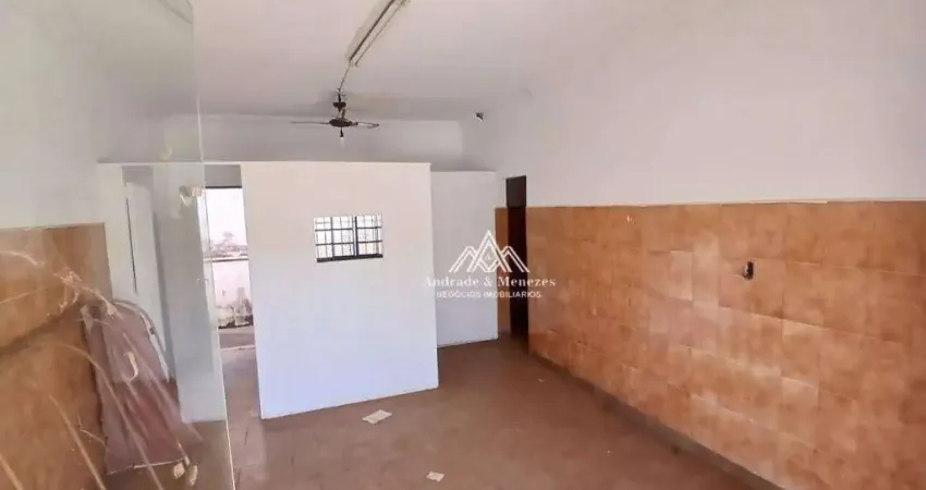 Salão para alugar, 55 m² por r$ 760/mês - ipiranga - ribeirão preto/sp