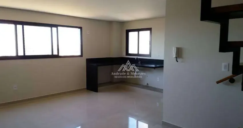 Apartamento Duplex com 2 dormitórios para alugar, 95 m² por R$ 5.246,09/mês - Quinta da Primavera - Ribeirão Preto/SP