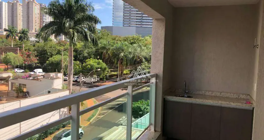 Apartamento com 2 dormitórios para alugar, 90 m² por R$ 3.400/mês - Jardim Botânico - Ribeirão Preto/SP