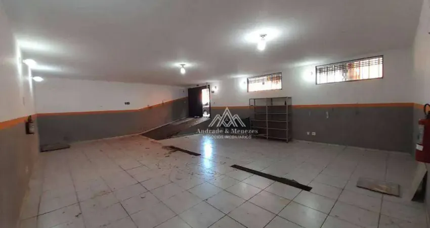 Salão para alugar, 250 m² por R$ 4.332,73/mês - Vila Tibério - Ribeirão Preto/SP