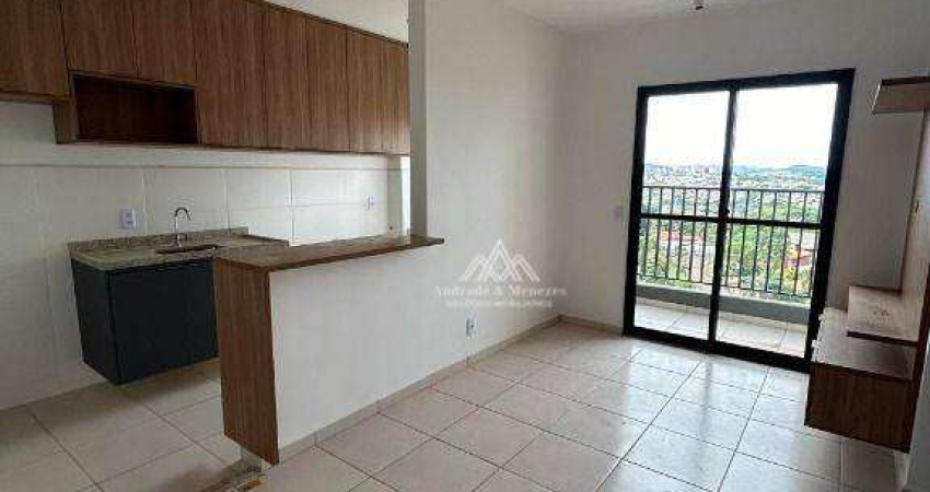 Apartamento com 2 dormitórios para alugar, 51 m² por R$ 2.810,00/mês - Distrito de Bonfim Paulista - Ribeirão Preto/SP