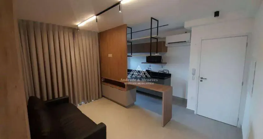 Apartamento com 1 dormitório para alugar, 52 m² por R$ 5.760,79/mês - Jardim São Luiz - Ribeirão Preto/SP