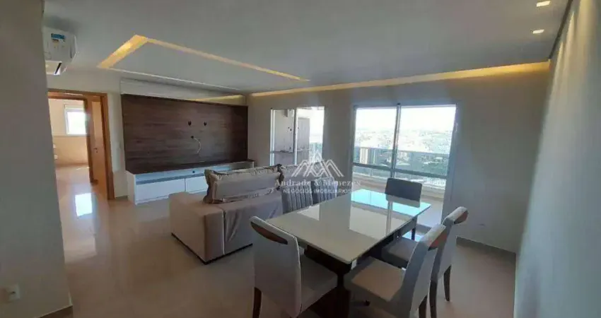 Apartamento com 3 dormitórios para alugar, 124 m² por R$ 6.450/mês - Jardim Irajá - Ribeirão Preto/SP