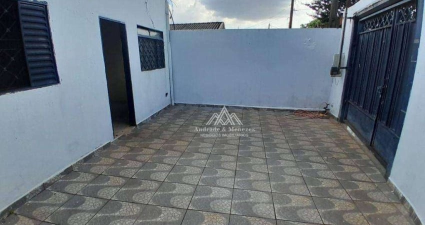 Casa com 2 dormitórios para alugar, 57 m² por R$ 1.036,48/mês - Jardim Diva Tarlá de Carvalho - Ribeirão Preto/SP