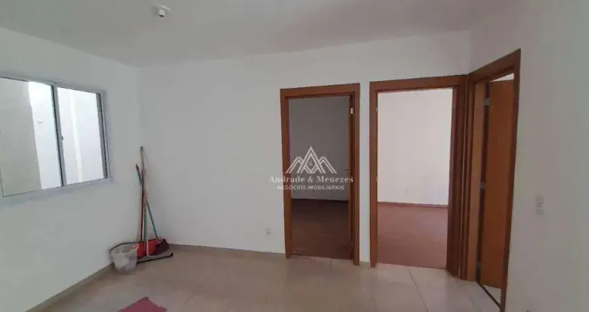 Apartamento com 2 dormitórios para alugar, 43 m² por R$ 1.262,57/mês - Quintino Facci II - Ribeirão Preto/SP
