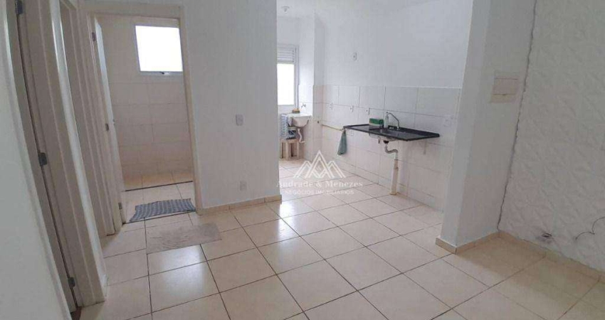 Apartamento com 2 dormitórios à venda, 43 m² por R$ 140.000,00 - Jardim Florestan Fernandes - Ribeirão Preto/SP