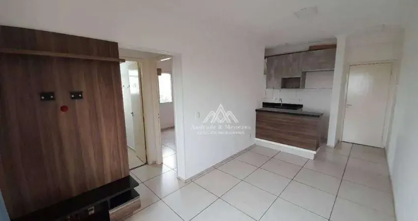 Apartamento com 2 dormitórios para alugar, 45 m² por R$ 1.300/mês - Ribeirânia - Ribeirão Preto/SP