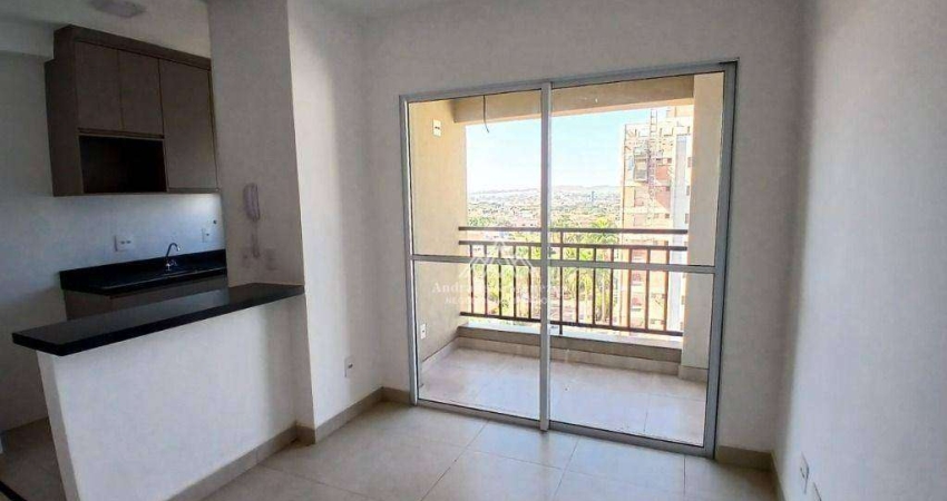 Apartamento com 1 dormitório para alugar, 40 m² por R$ 2.290,00/mês - Ribeirânia - Ribeirão Preto/SP