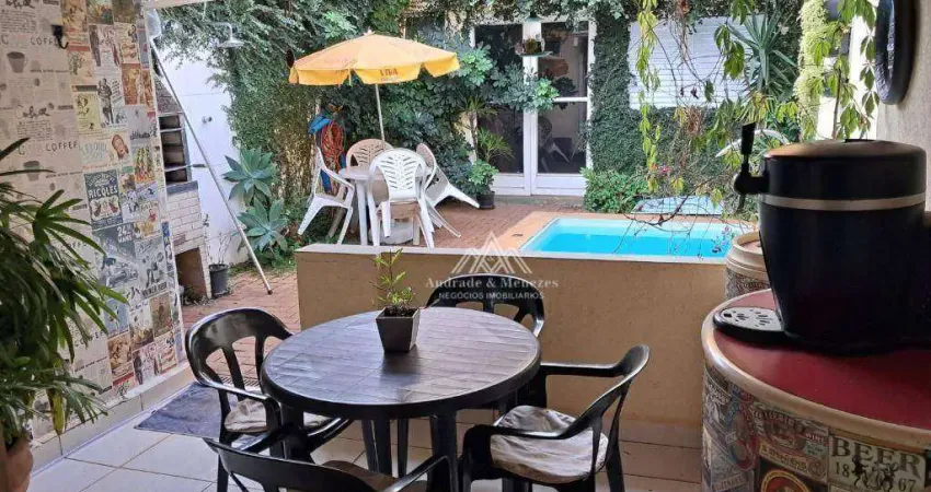 Casa com 3 dormitórios, 128 m² - venda por r$ 620.000 ou aluguel por r$ 3.800/mês - santa cruz do josé jacques - ribeirão preto/sp