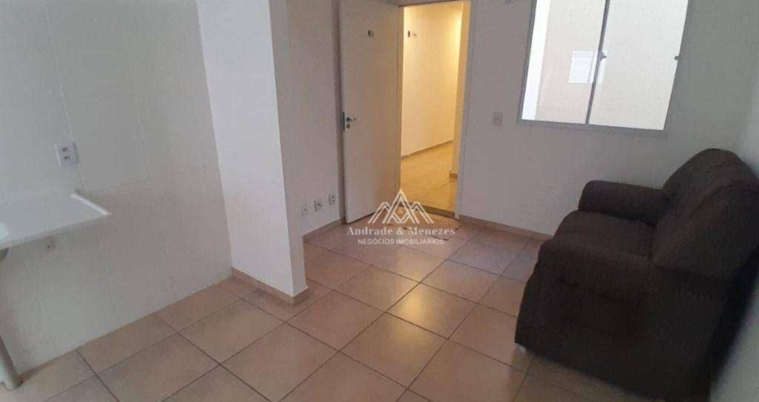 Apartamento com 2 dormitórios para alugar, 39 m² por r$ 1.500/mês - jardim diva tarlá de carvalho - ribeirão preto/sp