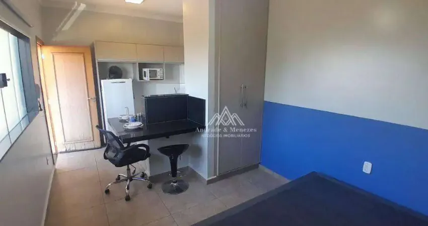Kitnet com 1 dormitório para alugar, 27 m² por r$ 1.550,00/mês - vila monte alegre - ribeirão preto/sp