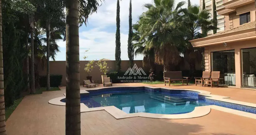 Sobrado com 6 dormitórios para alugar, 650 m² por r$ 33.782,59/mês - jardim botânico - ribeirão preto/sp