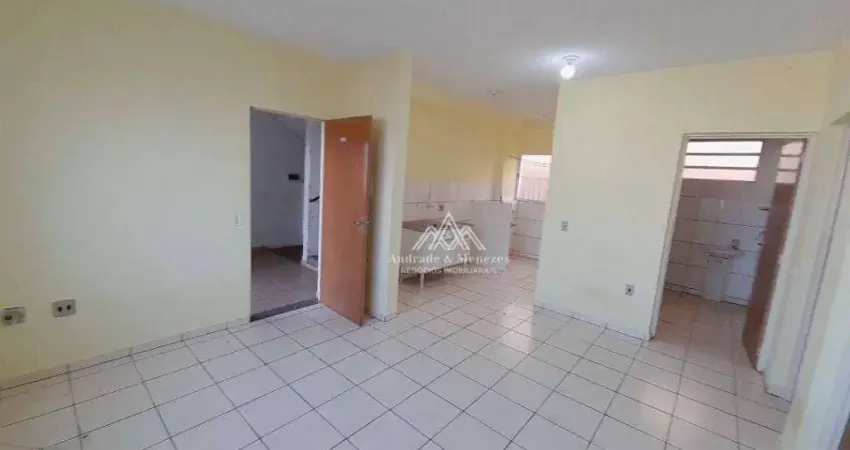 Apartamento com 2 dormitórios à venda, 50 m² por r$ 80.000,00 - jardim heitor rigon - ribeirão preto/sp