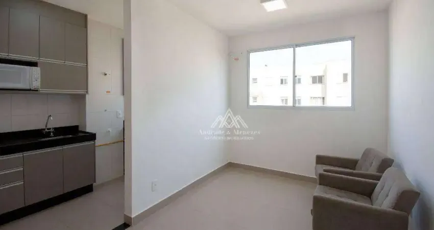 Apartamento com 2 dormitórios para alugar, 44 m² por R$ 1.700/mês - Recreio das Acácias - Ribeirão Preto/SP