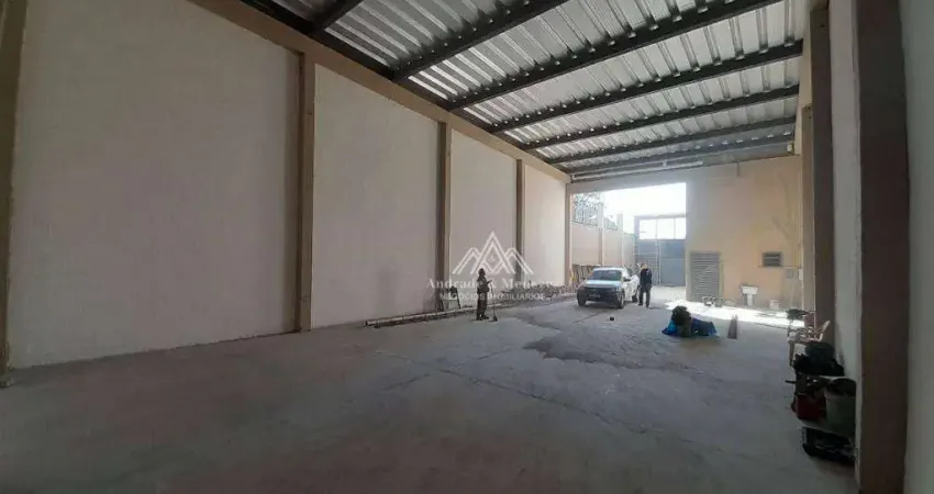 Galpão para alugar, 300 m² por R$ 6.000,00/mês - Vila Elisa - Ribeirão Preto/SP
