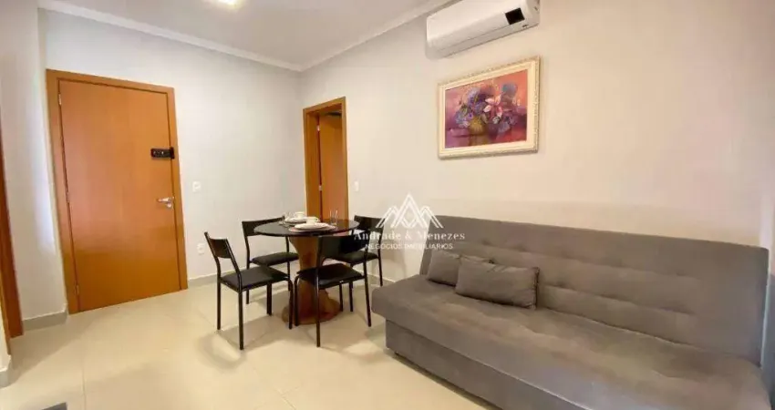 Apartamento com 1 dormitório para alugar, 45 m² por R$ 2.800/mês - Jardim Recreio - Ribeirão Preto/SP