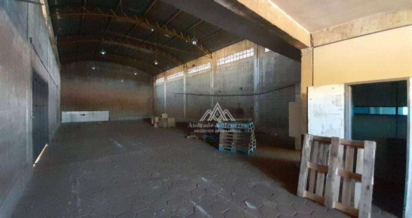 Galpão, 326 m² - venda por R$ 800.000,00 ou aluguel por R$ 4.689,42/mês - Vila Carvalho - Ribeirão Preto/SP