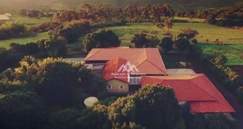 Chácara com 5 dormitórios à venda, 20.000 m² por r$ 4.500.000 - jardim samello v - franca/sp