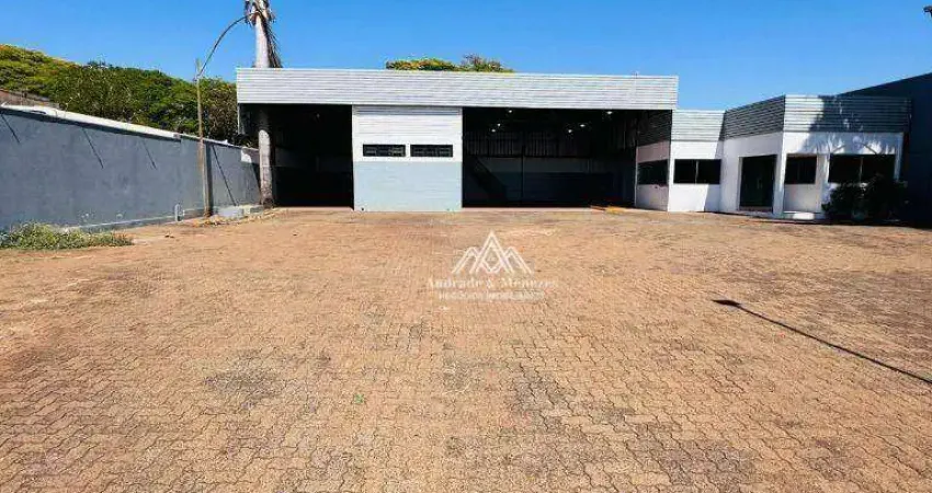 Galpão para alugar, 1052 m² por R$ 25.000,00/mês - Residencial e Comercial Palmares - Ribeirão Preto/SP