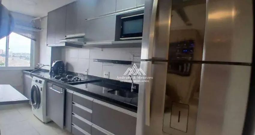 Apartamento com 2 dormitórios para alugar, 54 m² por r$ 2.905,37/mês - sumarezinho - ribeirão preto/sp