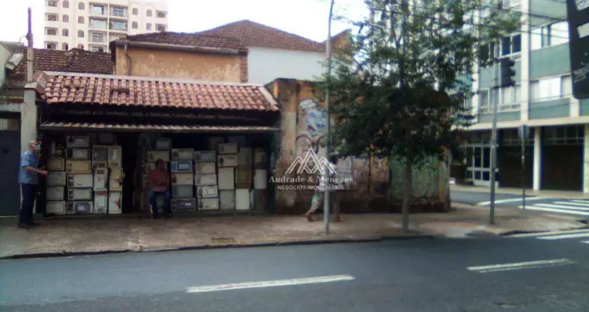 Terreno à venda, 124 m² por R$ 700.000,00 - Centro - Ribeirão Preto/SP