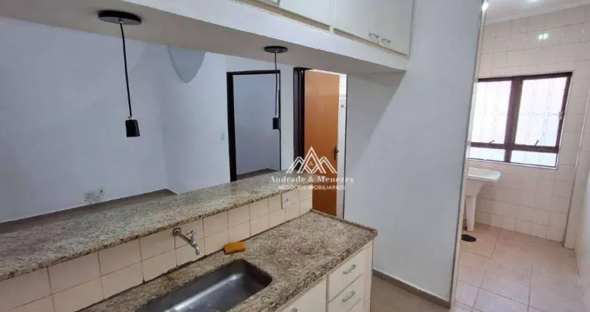 Apartamento com 1 dormitório para alugar, 50 m² por r$ 900/mês - centro - ribeirão preto/sp