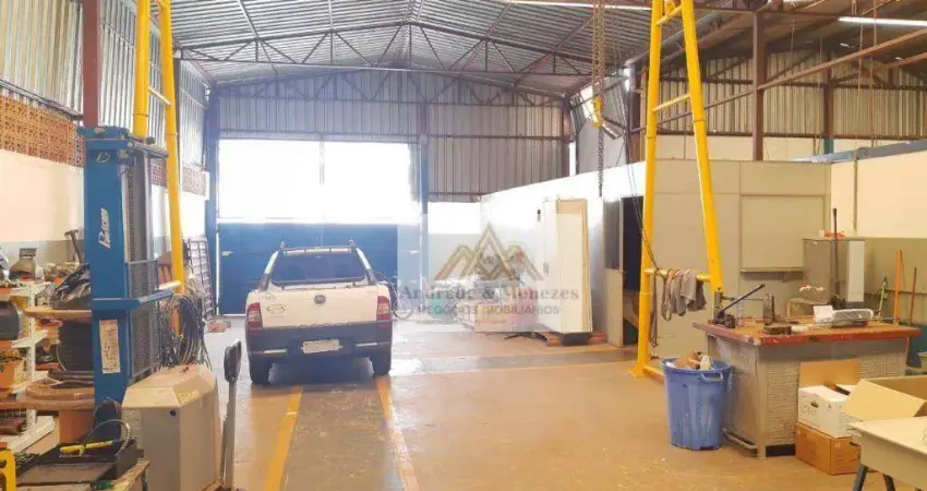 Galpão para alugar, 484 m² por R$ 13.910,98/mês - Parque Industrial Lagoinha - Ribeirão Preto/SP