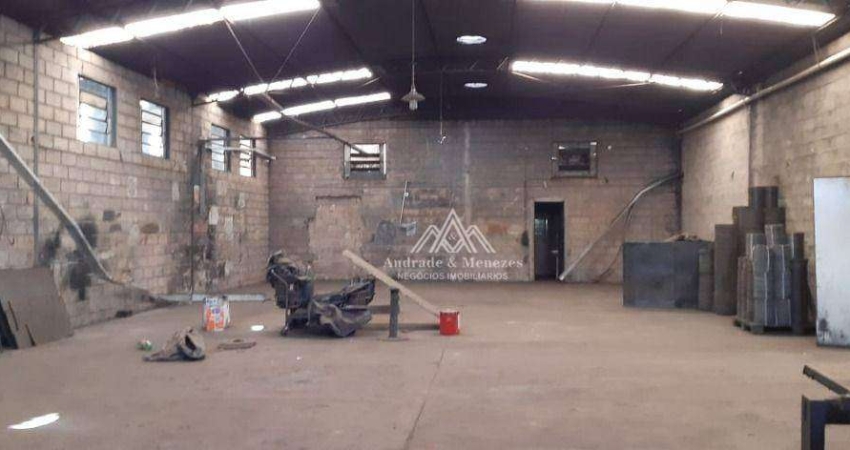 Galpão à venda, 350 m² por R$ 550.000,00 - Parque Industrial Avelino Alves Palma - Ribeirão Preto/SP