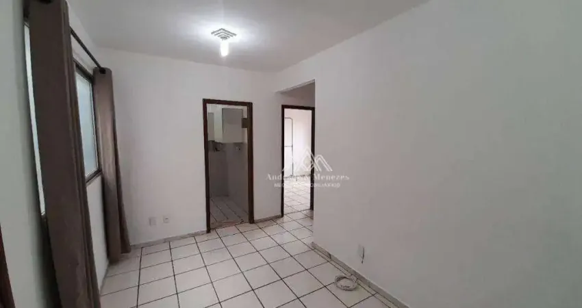 Apartamento com 2 dormitórios para alugar, 46 m² por r$ 800/mês - jardim paulistano - ribeirão preto/sp