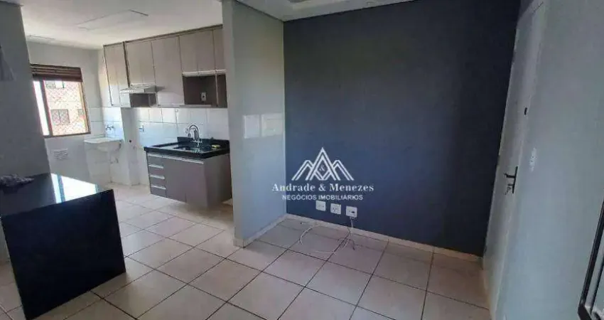 Apartamento com 2 dormitórios, 42 m² - venda por R$ 190.000,00 ou aluguel por R$ 1.440,00/mês - Jardim Santa Cecilia - Bonfim Paulista - Ribeirão Preto/SP