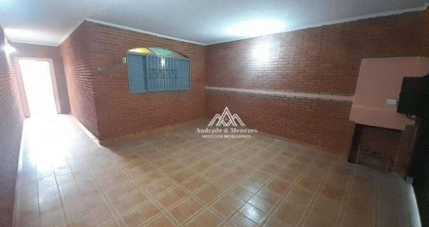 Casa com 2 dormitórios para alugar, 97 m² por R$ 2.542,37/mês - Vila Tibério - Ribeirão Preto/SP