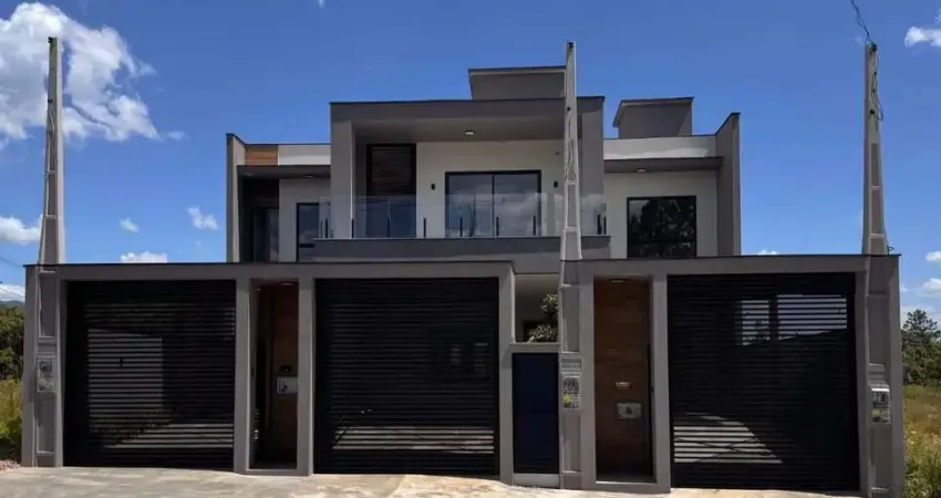 Geminado residencial no bairro três rios do norte, em jaraguá do sul (sc), com aproximadamente 149 m² de área privativa