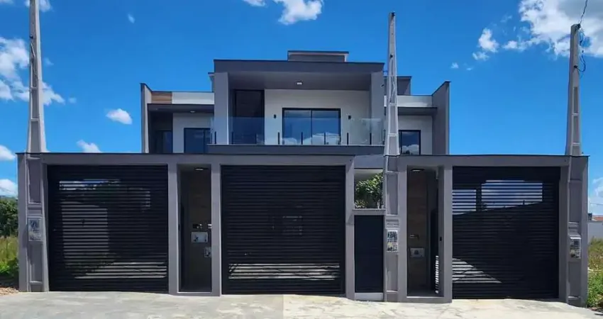 Geminado residencial no bairro três rios do norte, em jaraguá do sul (sc), com aproximadamente 104 m² de área privativa.