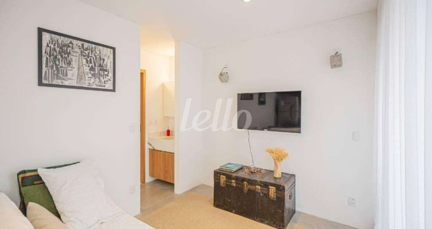 Apartamento com 1 quarto para alugar na Rua Ribeiro do Vale, --, Brooklin Paulista, São Paulo